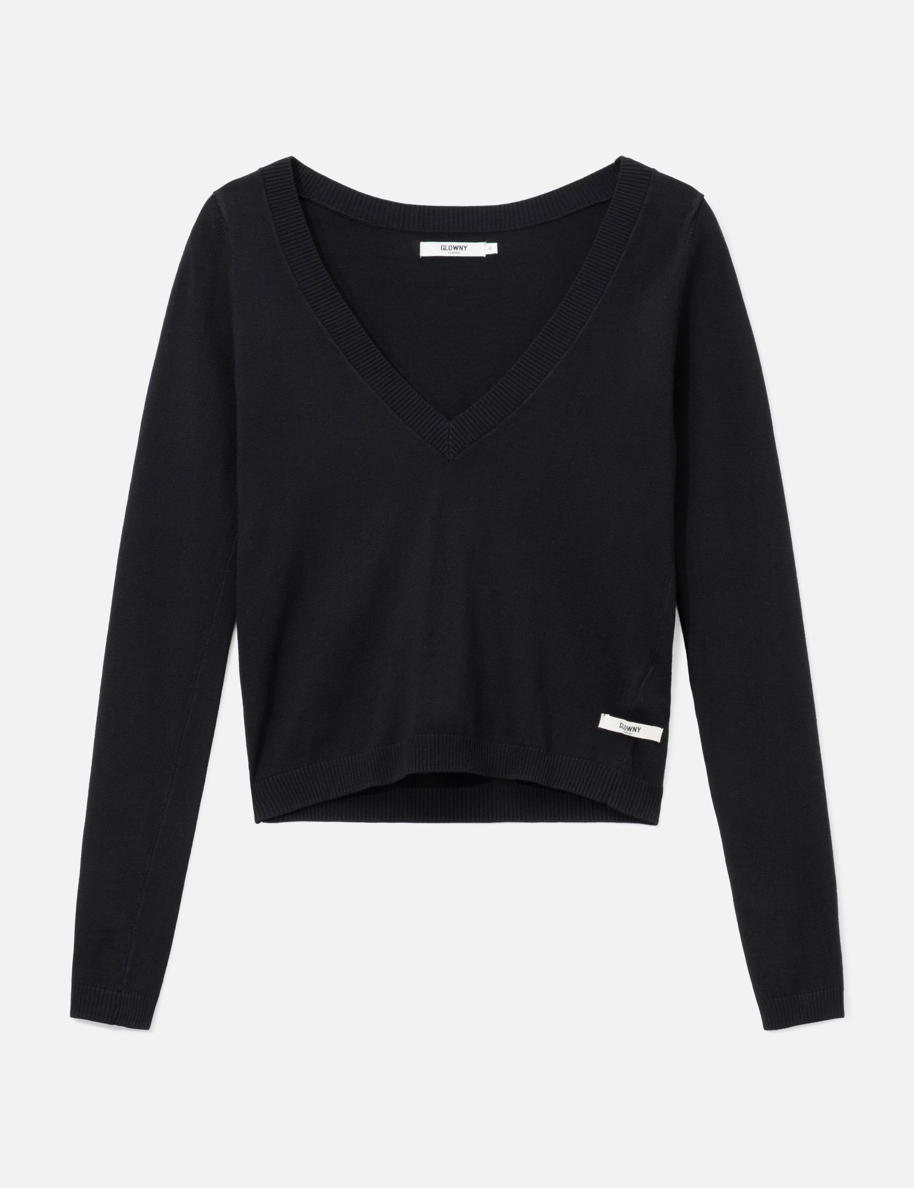 G Deep V-Neck Knit view 16