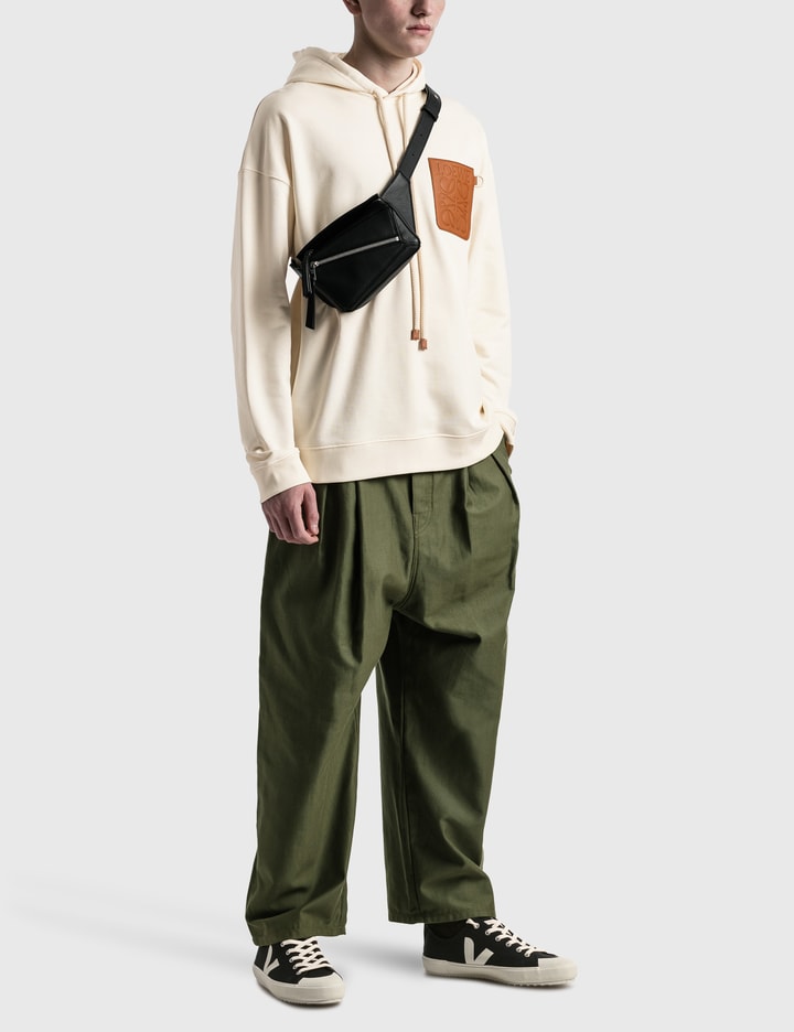 ANAGRAM LEATHER PATCH HOODIE Placeholder Image