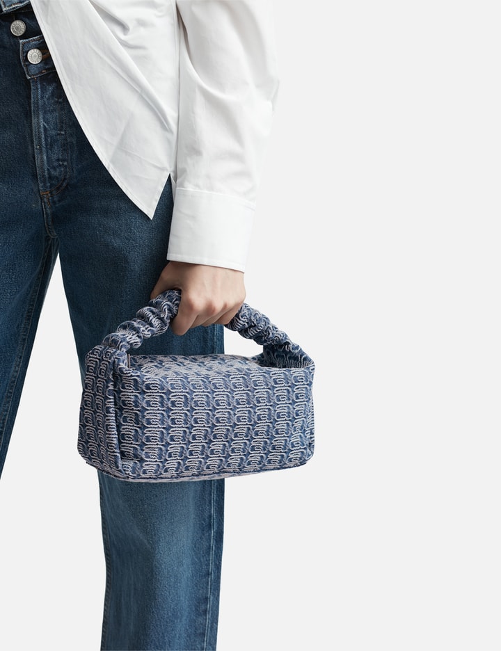 DENIM MINI SCRUNCHIE DENIM DENIM MINI SCRUNCHIE DENIM