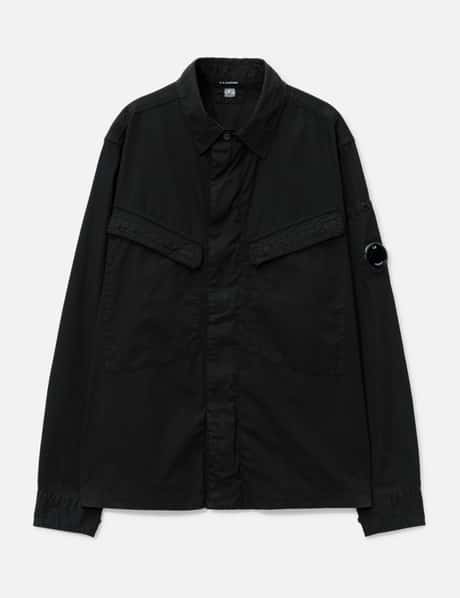 C.P. Company Organic Gabardine Lens Zipped Overshirt