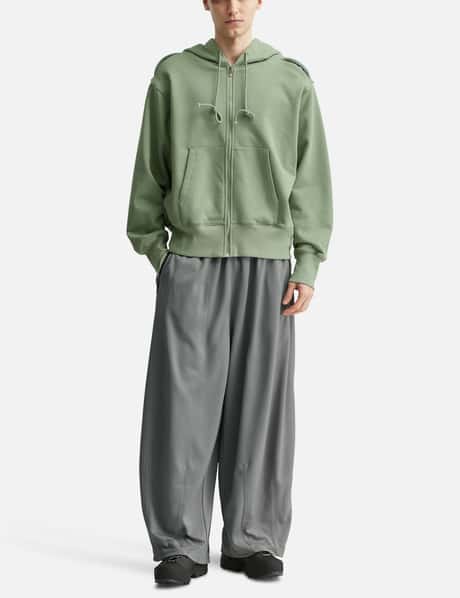 Reverse Round Hem Zip Hoodie view 14