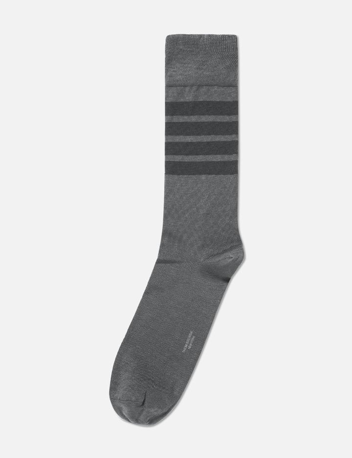 Lightweight Cotton 4-Bar Mid-Calf Socks Placeholder Image