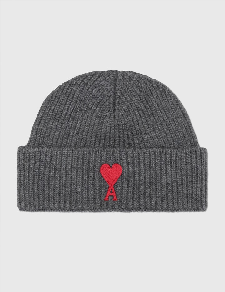 Ami Adc Ribbed Beanie