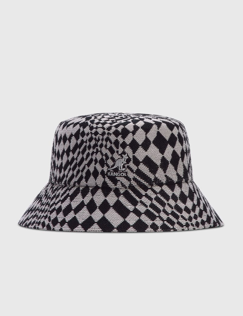 Kangol - Warped Check Bucket Hat | HBX 