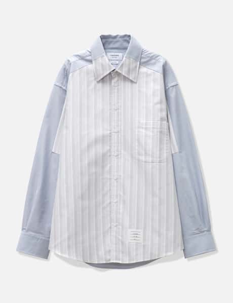 Thom Browne - Oversized 4-Bar Rep Stripe Oxford Shirt | HBX Thom Browne - Oversized 4-Bar Rep Stripe Oxford Shirt | HBX