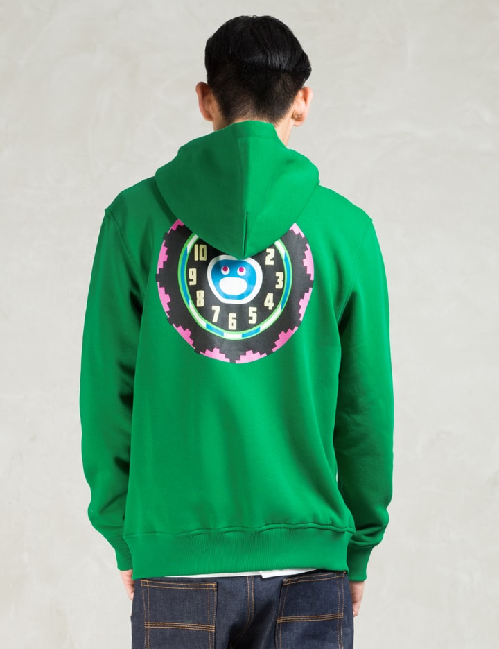 Green Glow Clock Full Zip Hoodie Placeholder Image