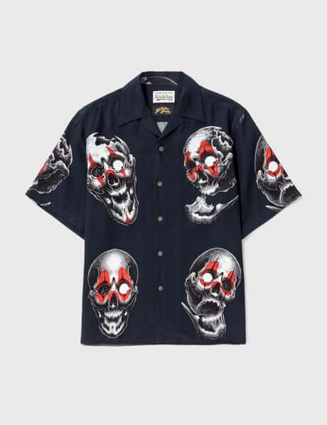 Wacko Maria 56 Tattoo Studio ハワイアン シャツ
