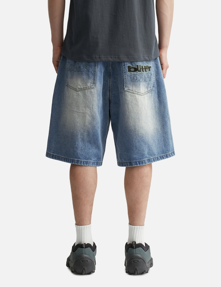 Warped Denim Shorts Placeholder Image