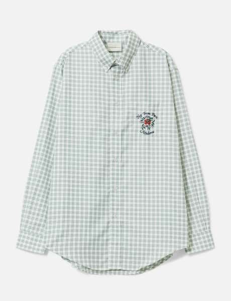 Chemise Carreaux Slogan Rose view 6