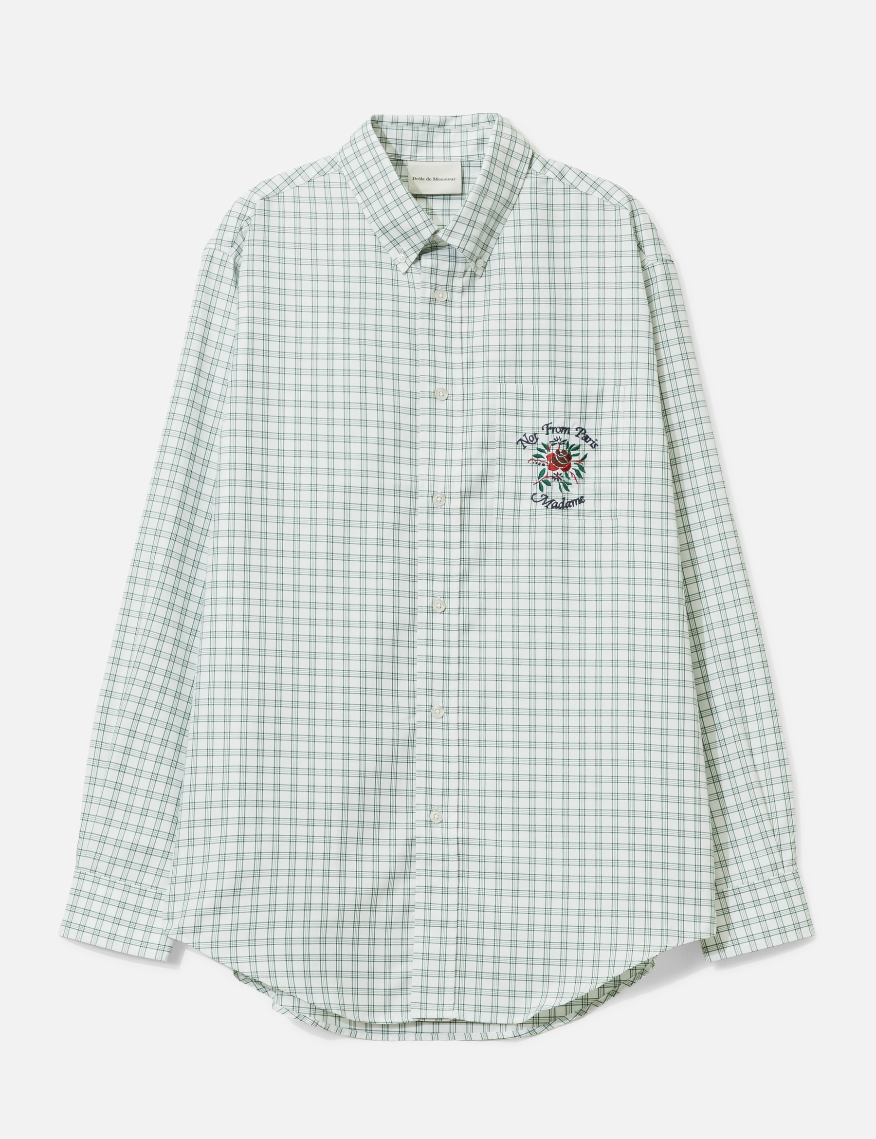 Chemise Carreaux Slogan Rose view 16