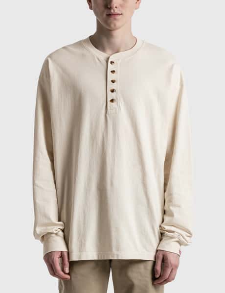 Human Made Henley Neck Long Sleeve T-shirt HBX