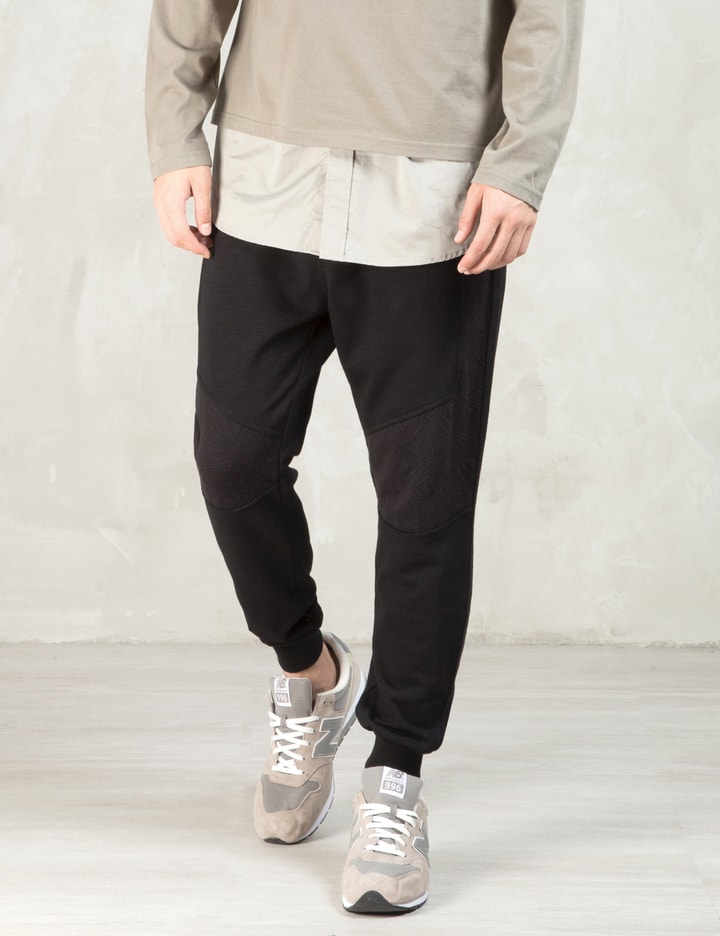 Black Contrast Panel Sweatpants Placeholder Image