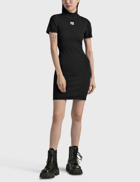 T By Alexander Wang - Mock Neck T-Shirt Dress | HBX