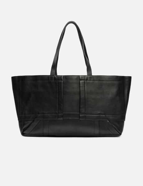 Pack Tote In Leather Large view 10