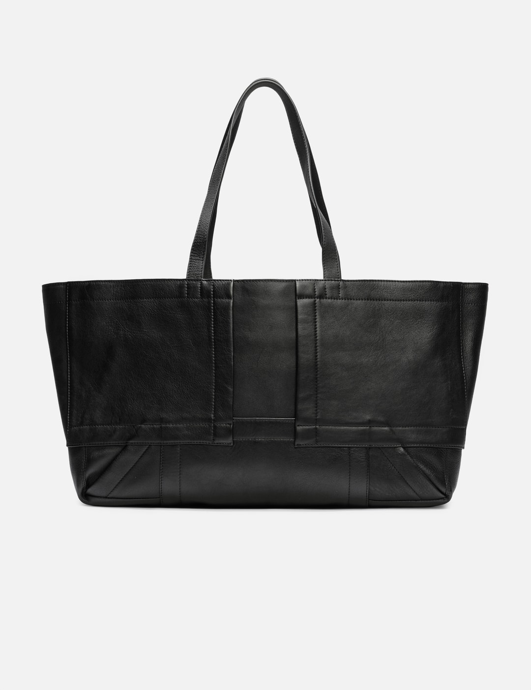 Pack Tote In Leather Large view 11