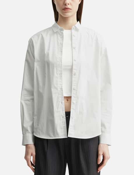G Classic Embroidered Button-Up Shirt view 10