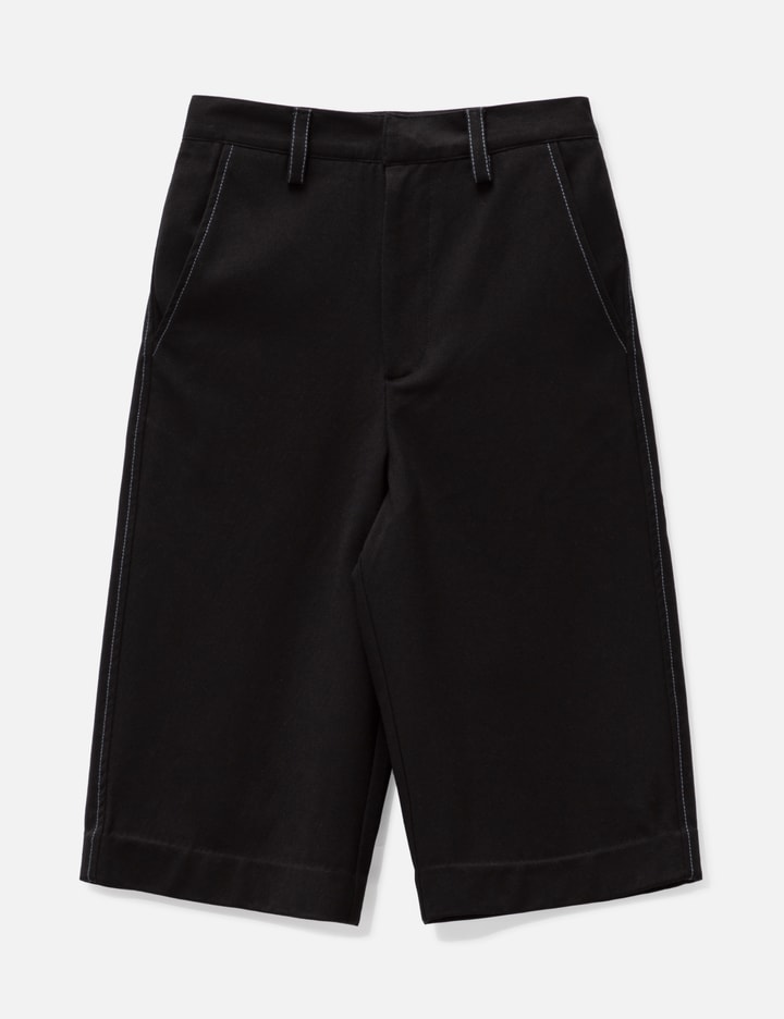 Shop Dhruv Kapoor Detachable Skirt Shorts In Black