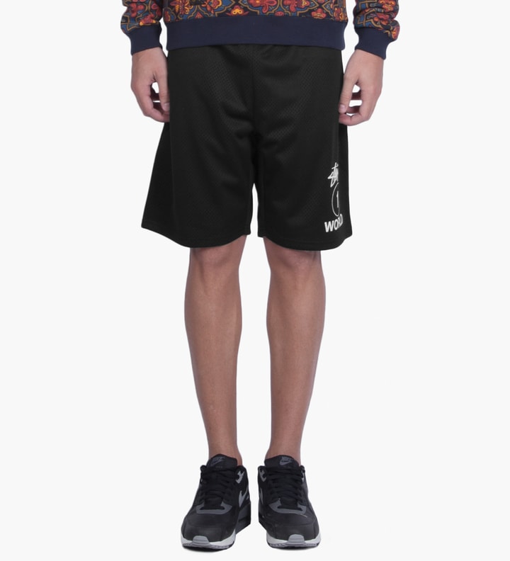 Black One World Mesh Shorts Placeholder Image
