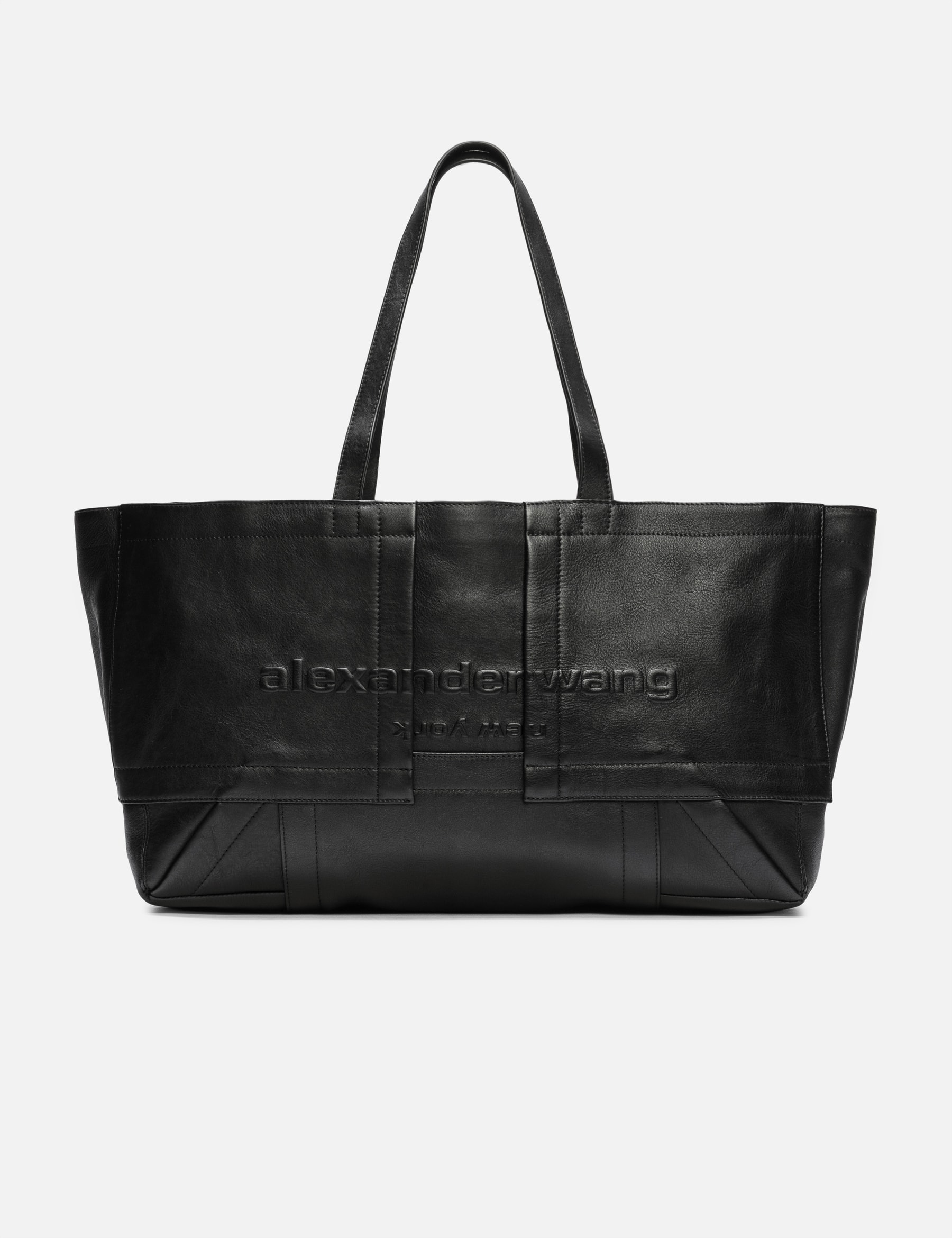 Pack Tote In Leather Large view 16