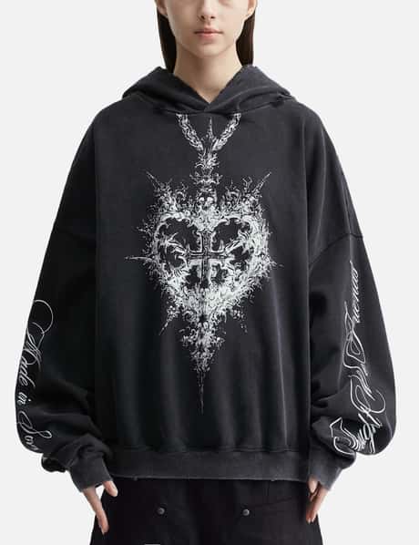 "Alis" Printed Necklace Hoodie view 5