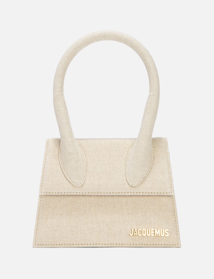Le Chiquito Moyen Bag - Jacquemus - Linen - Light Greige