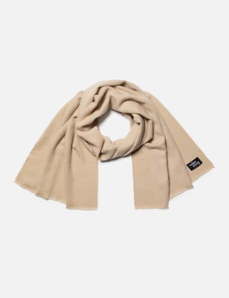 Maison Kitsuné Wool Fringe Scarf