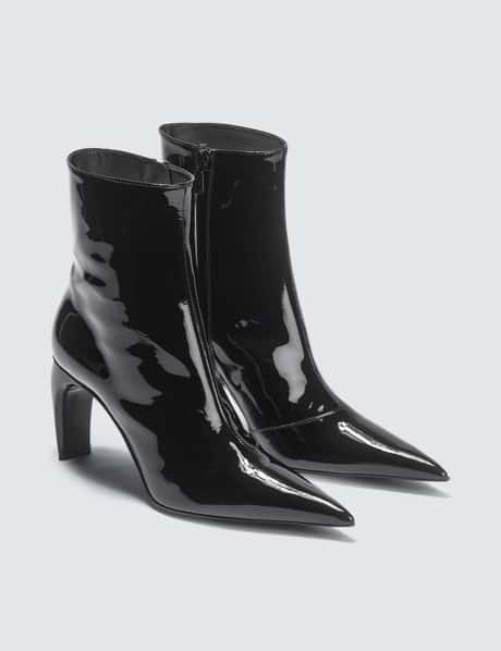 Misbhv - Slicer Ankle Boots Vinyl Black | HBX - Globally Curated 