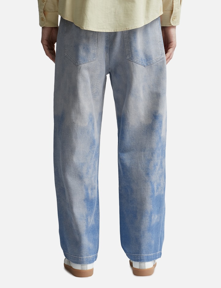 Shop Kidsuper Performers Distressed Jeans In Blue