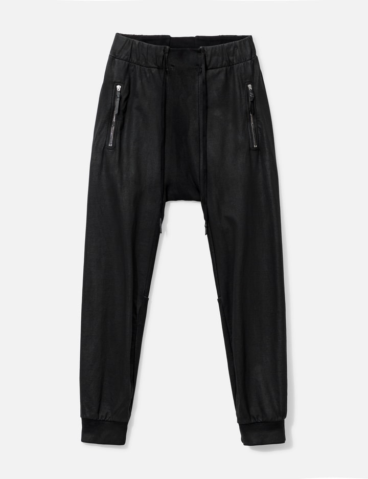 Coated Cotton Jogger Pants Placeholder Image
