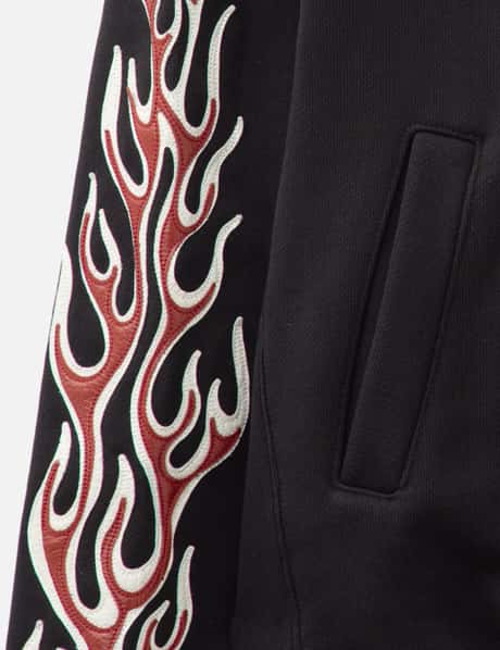 Leather Flame Hoodie view 17