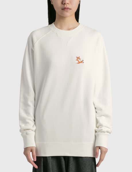 Maison Kitsune Chillax Fox Patch Classic Sweatshirt