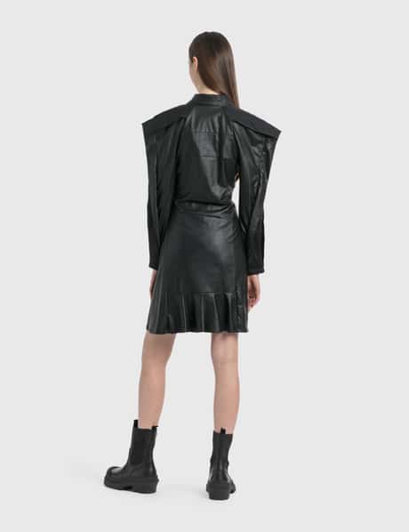 Vegan Leather Dress view 7