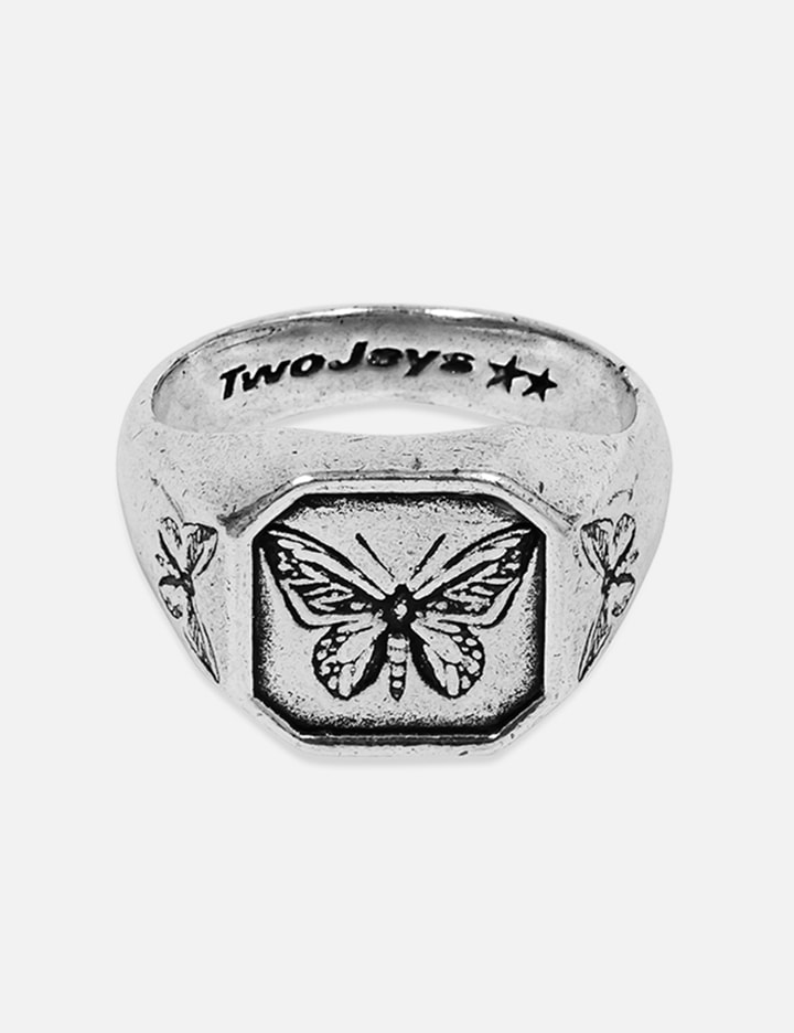 Twojeys Butterfly Effect Signet Ring