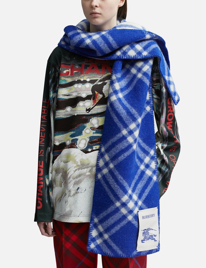 CHECK HOODED SCARF Placeholder Image