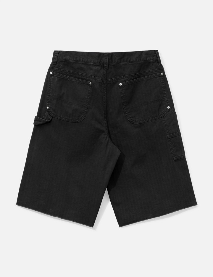 Tonywack Hand Distressed HBT Double Knee Shorts
