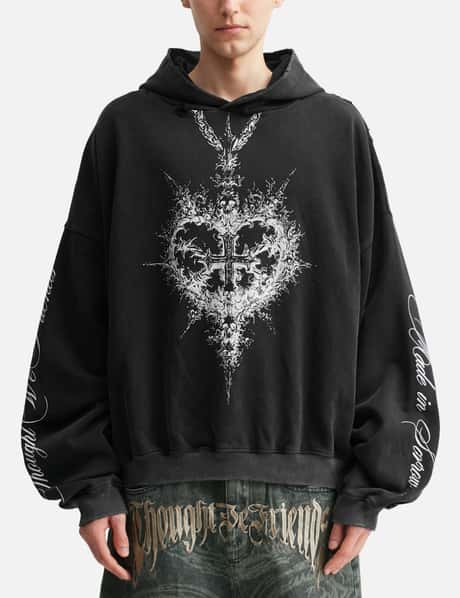 "Alis" Printed Necklace Hoodie view 11