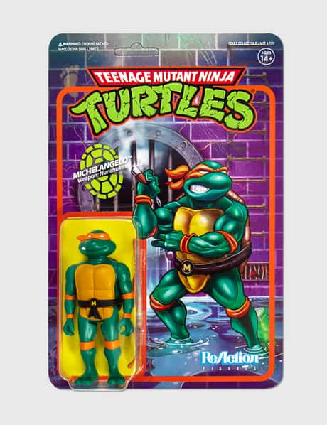 Super 7 Teenage Mutant Ninja Turtles Reaction Figure – Michelangelo