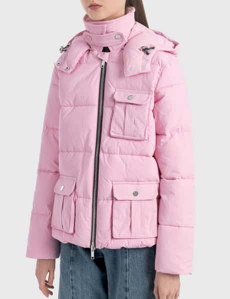 Ganni Outerwear Ganni Lilac Coat Ganni Fenn Wrap Coat- Pastel Lilac