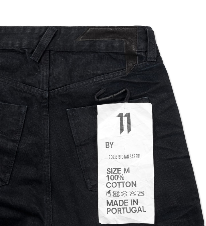 Black 1 P1 F-1401 Denim Wash Pants Placeholder Image