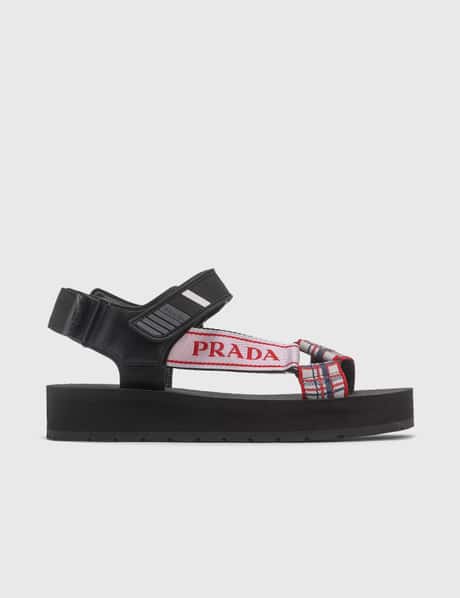Prada Sport Knit Sandals HBX