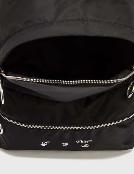 Off-White, Bags, Offwhite Nylon Logo Backpack Multi Mens