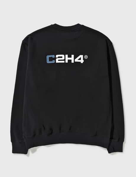 C2H4 스태브 유니폼 로고 크루넥 스웨트셔츠