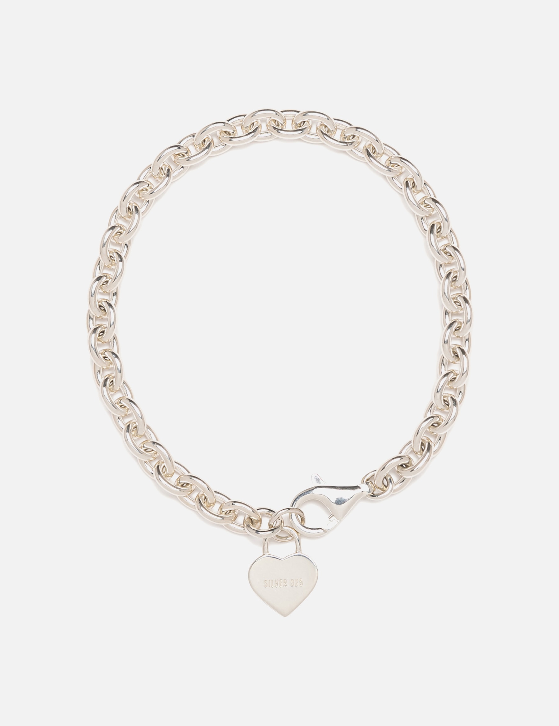 Heart Silver Bracelet view 8