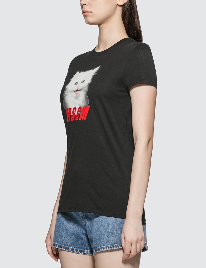 Cat Graphic Print T-shirt Placeholder Image