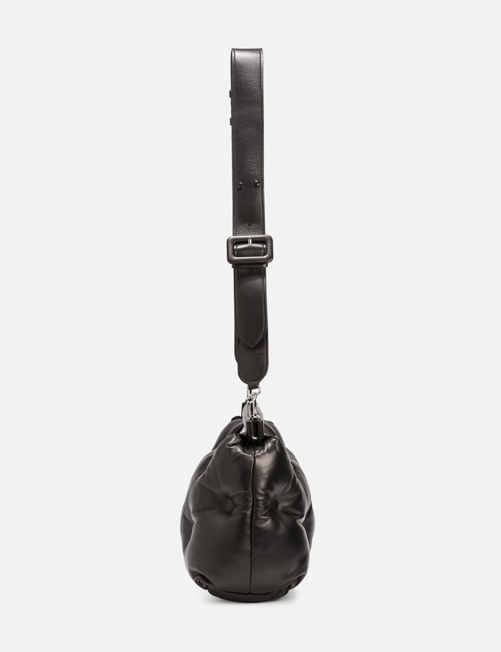 Glam Slam Classique Medium Leather Shoulder Bag in Black - Maison