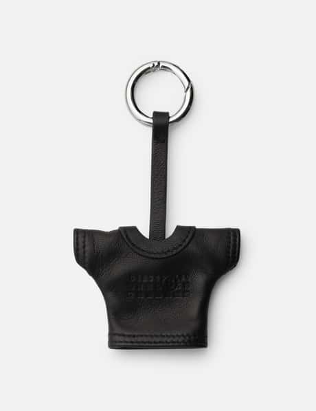 MM6 Maison Margiela Leather Keychain and Bag Charm