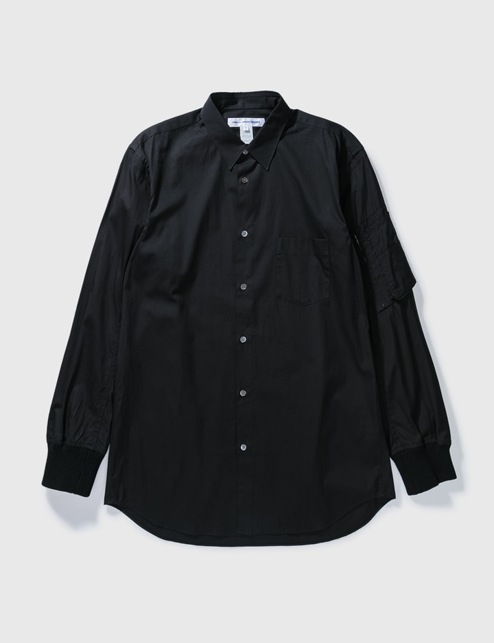 Comme Des Garçons Shirt Black Military Pocket Shirt Placeholder Image