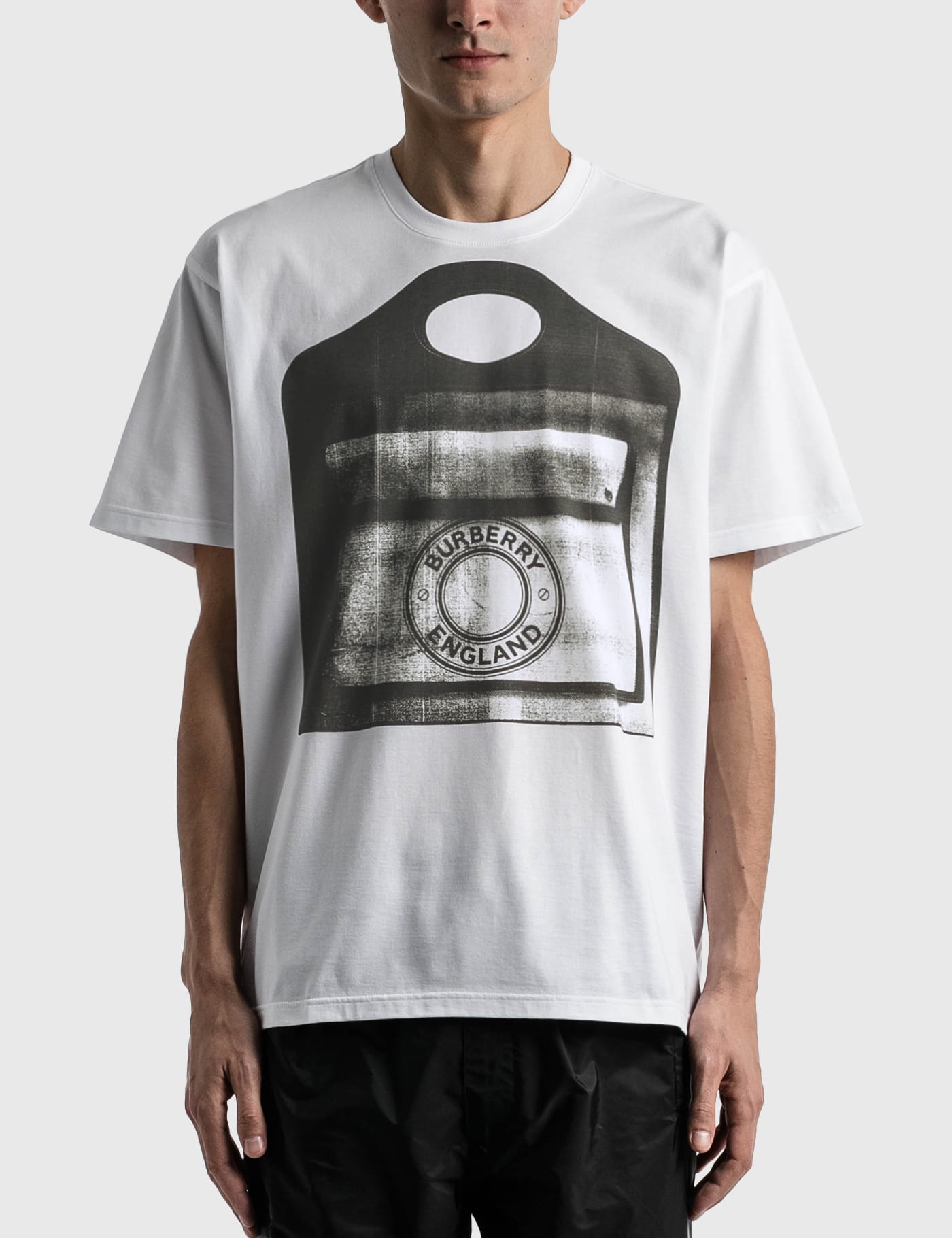 버버리 Burberry Pocket Bag Print Cotton Jersey T-shirt