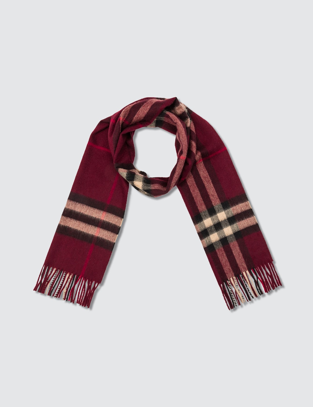 Burberry Scarf  Classic Cashmere Scarf in Claret