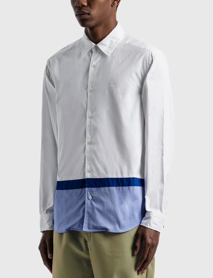 Hem Paneled Regular Collar Shirt Placeholder Image